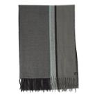 Men's Haggar Woven Striped Scarf, Grey Other