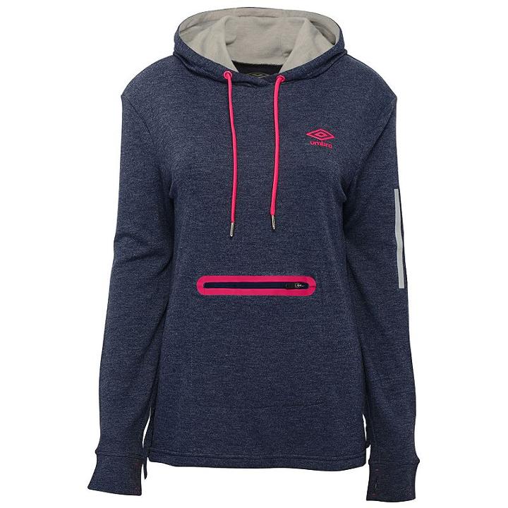 Women's Umbro Pullover Hoodie, Size: Small, Blue (navy)