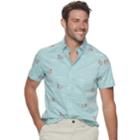 Men's Sonoma Goods For Life&trade; Slim-fit Poplin Button-down Shirt, Size: Xl, Turquoise/blue (turq/aqua)