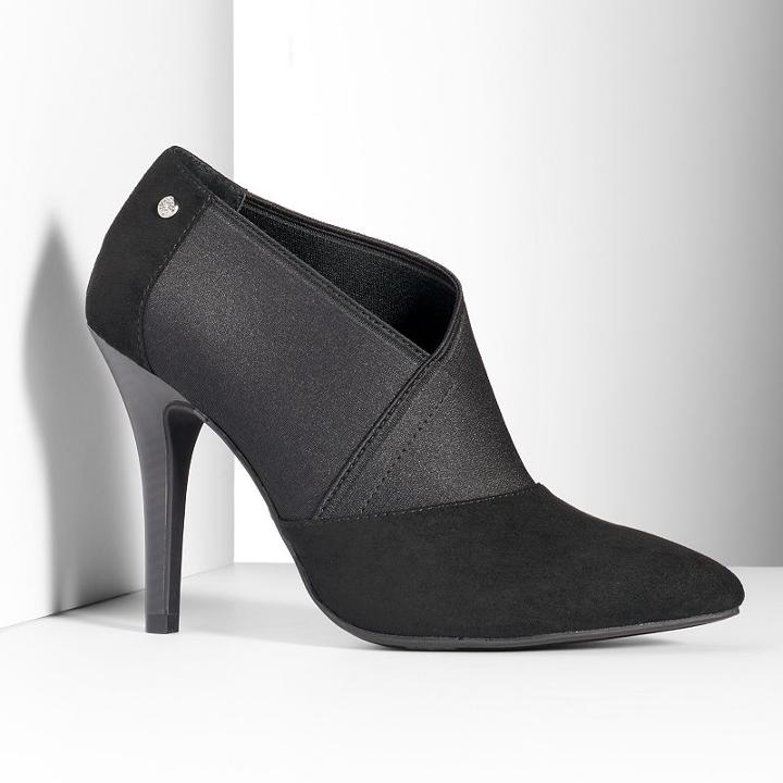 Simply Vera Vera Wang Women's Stretch High Heel Shooties, Size: 5, Black