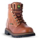 John Deere Logger Men's Waterproof Steel Toe Work Boots, Size: 9 Wide, Brown