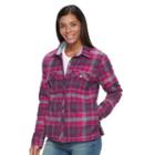 Women's Columbia Waverly Mountain Plaid Shirt, Size: Large, Light Pink