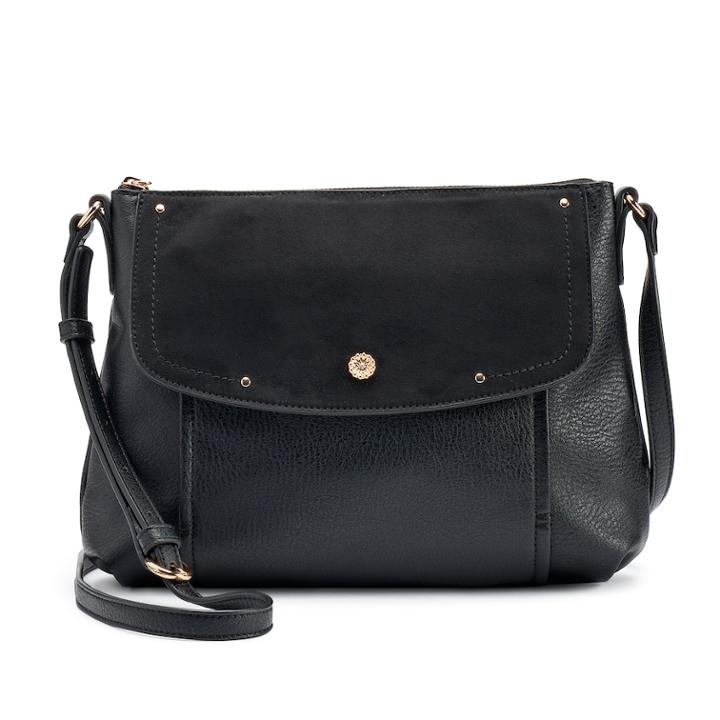 Lc Lauren Conrad Mimi Crossbody Bag, Women's, Black