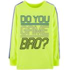 Boys 4-12 Oshkosh B'gosh&reg; Do You Game Bro? Active Top, Size: 4/5, Yellow
