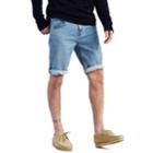 Men's Levi's 502 Rolled-hem Denim Shorts, Size: 34, Med Blue