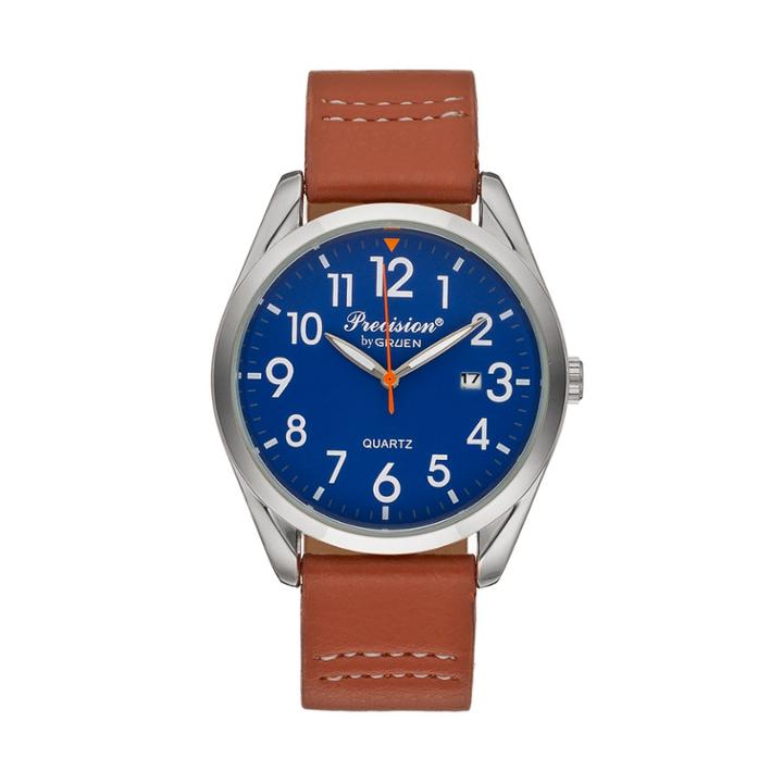 Precision By Gruen Men's Watch - Gp555mn, Size: Xl, Brown