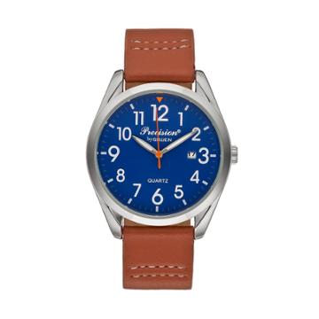 Precision By Gruen Men's Watch - Gp555mn, Size: Xl, Brown