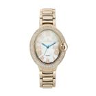 Croton Women's Austrian Crystal Stainless Steel Watch, Yellow