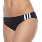 Women's Adidas Sport Hipster Bikini Bottoms, Size: Small, Black