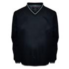 Men's Franchise Club Elite Windshell Pullover Jacket, Size: Xxl, Black