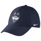 Adult Nike Uconn Huskies Dri-fit Flex-fit Cap, Men's, Blue (navy)