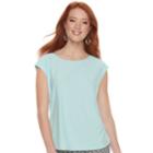 Women's Elle&trade; Swiss Dot Tee, Size: Xs, Brt Blue