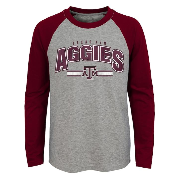 Boys 4-18 Texas A & M Aggies Audible Tee, Size: 8-10, Grey