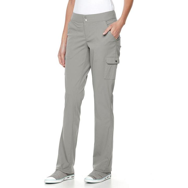 Women's Columbia Zephyr Heights Woven Hiking Pants, Size: 10, Grey Other