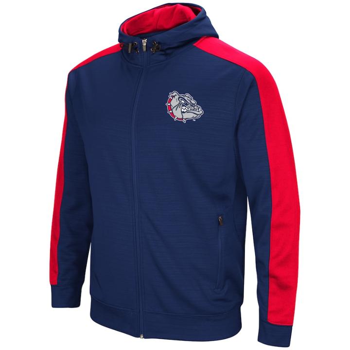 Men's Gonzaga Bulldogs Setter Full-zip Hoodie, Size: Xxl, Med Blue