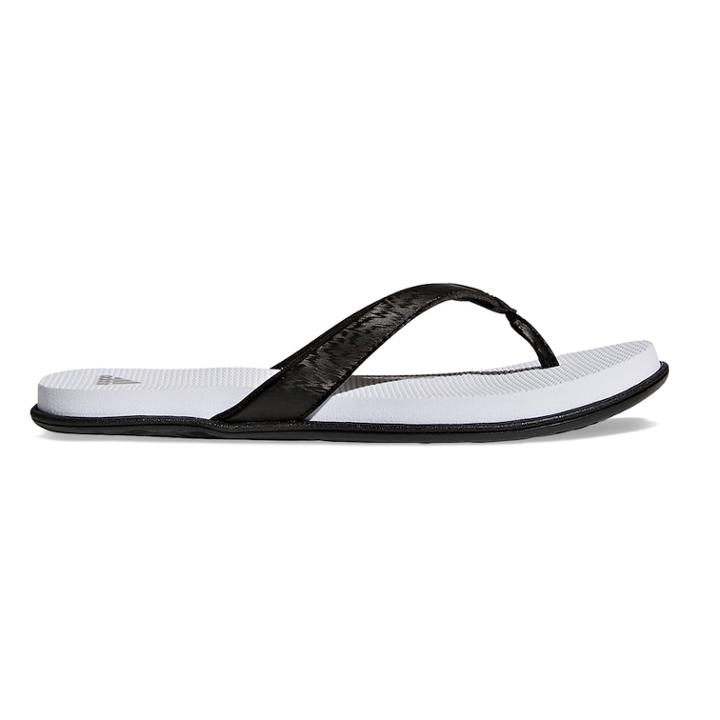 Adidas Cloudfoam One Y Women's Flip Flop Sandals, Size: 8, Black