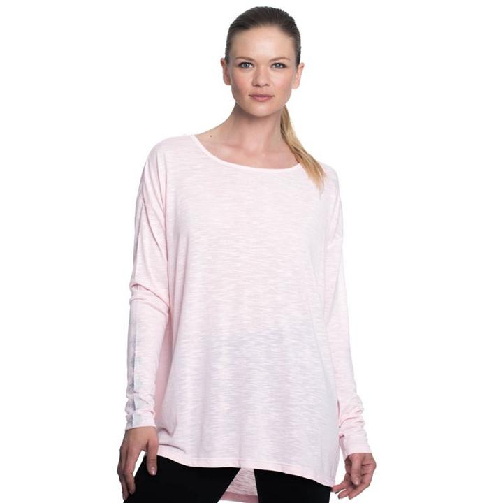 Women's Gaiam Haven Long Sleeve Yoga Top, Size: Medium, White Oth