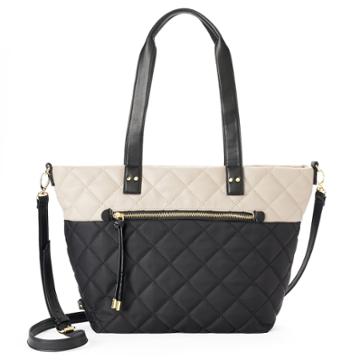 Utiliti Quilted Double Handle Tote, Women's, Med Grey