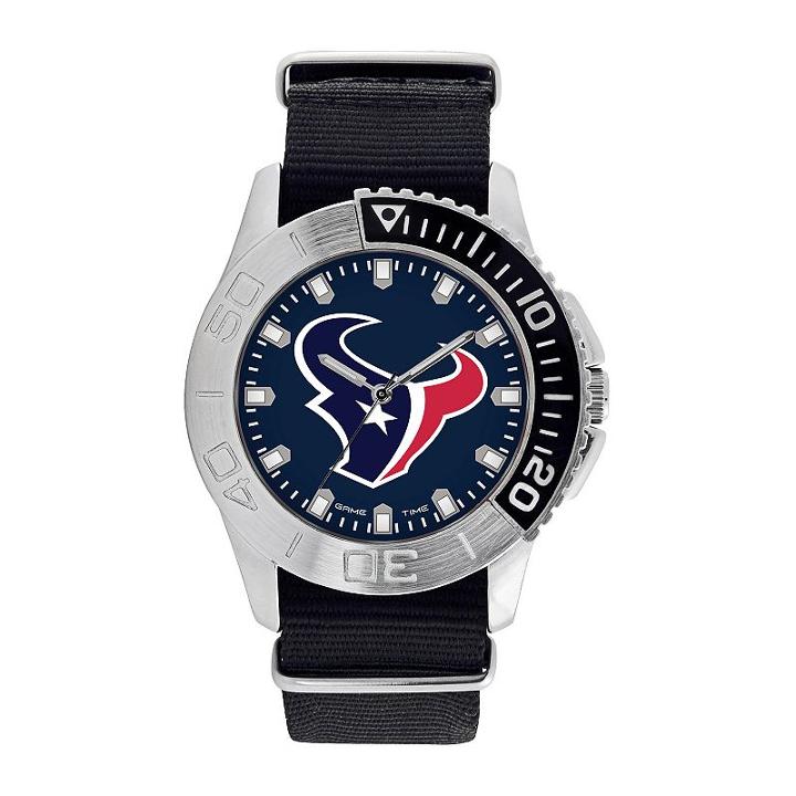 Game Time, Men's Houston Texans Starter Watch, Black