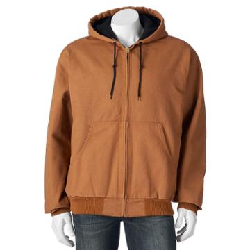 Men's Victory Rugged Wear Hooded Jacket, Size: Medium, Green
