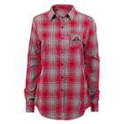 Women's Ohio State Buckeyes Dream Plaid Shirt, Size: Large, Red