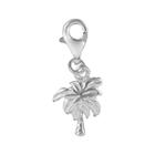 Personal Charm Sterling Silver Palm Tree Charm, Women's, Grey