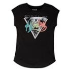 Girls 7-16 Hurley Angeles Glow-in-the-dark Tee, Girl's, Size: Small, Black