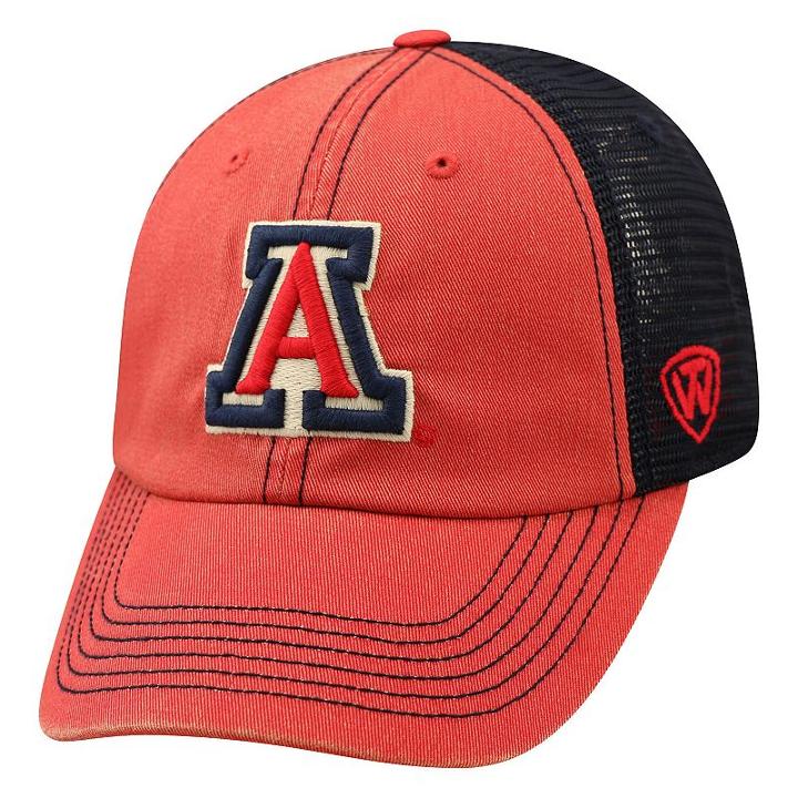 Adult Arizona Wildcats Crossroads Vintage Snapback Cap, Men's, Blue (navy)