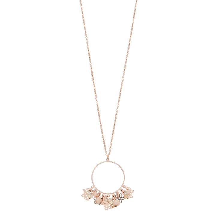 Apt. 9&reg; Shaky Butterfly & Beaded Circle Pendant Necklace, Women's, White