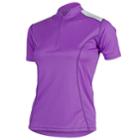 Women's Canari Essential Quarter-zip Cycling Jersey, Size: Large, Purple