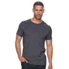 Men's Apt. 9&reg; Texture-striped Stretch Tee, Size: Small, Black