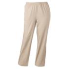 Plus Size Croft & Barrow&reg; Twill Pull-on Pants, Women's, Size: 2 - Regular, Med Beige