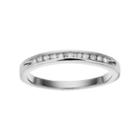 I Promise You Sterling Silver 1/10 Carat T.w. Diamond Promise Ring, Women's, Size: 7, White