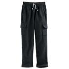Boys 4-10 Jumping Beans&reg; Fleece Cargo Pants, Size: 5, Black