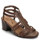 A2 By Aerosoles Mid Range Women's Block Heel Sandals, Size: Medium (8.5), Brown Oth