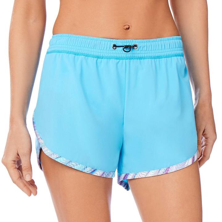 Women's Shape Active Woven Running Shorts, Size: Xl, Light Blue