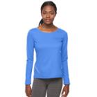 Women's Fila Sport&reg; Breakthrough Workout Tee, Size: Xs, Blue (navy)