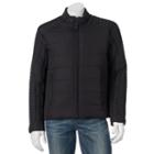 Men's Andrew Marc Matte Shell Moto Jacket, Size: Small, Black