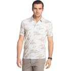 Men's Van Heusen Classic-fit Leaf Polo, Size: Large, White Oth