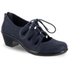 Easy Street Gildy Women's Ghillie Casual Shoes, Size: Medium (5), Blue (navy)