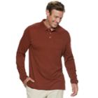 Big & Tall Croft & Barrow&reg; Classic-fit Easy-care Polo, Men's, Size: L Tall, Dark Red