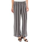Women's Apt. 9&reg; Print Palazzo Pant, Size: Large, Black White Stripe