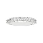 Diamonore Sterling Silver 1 Carat T.w. Simulated Diamond Anniversary Ring, Women's, Size: 5, White