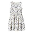 Girls 4-7 Sonoma Goods For Life&trade; Zig Zag Dress, Girl's, Size: 7, White Oth