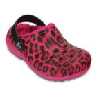 Crocs Classic Lined Graphic Kids' Clogs, Girl's, Size: 1, Med Red