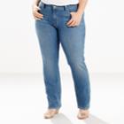 Plus Size Levi's&reg; 414 Relaxed Fit Straight-leg Jeans, Women's, Size: 16w Short, Med Blue