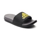 Adidas Adilette Cloudfoam Plus Kids' Slide Sandals, Girl's, Size: 6, Black