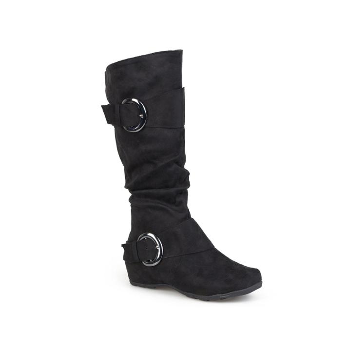 Journee Collection Jester Women's Knee-high Boots, Girl's, Size: 10 M Xwc, Black
