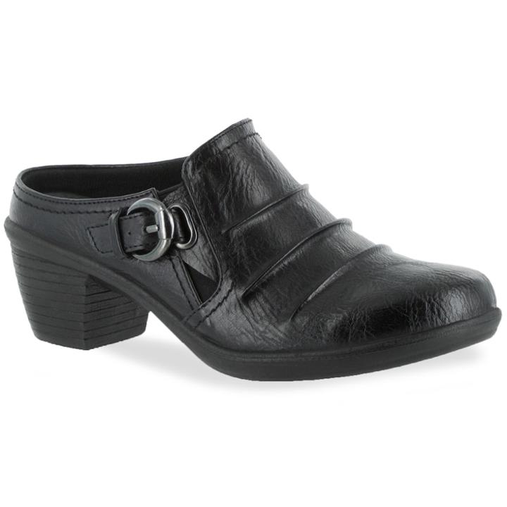 Easy Street Calm Women's Comfort Mules, Size: 6.5 Wide, Black