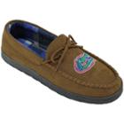 Men's Florida Gators Microsuede Moccasins, Size: 9, Brown